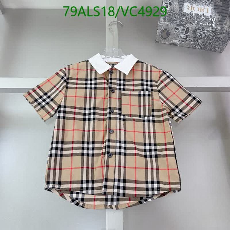 Burberry-Kids Clothing Code: VC4929 $: 79USD
