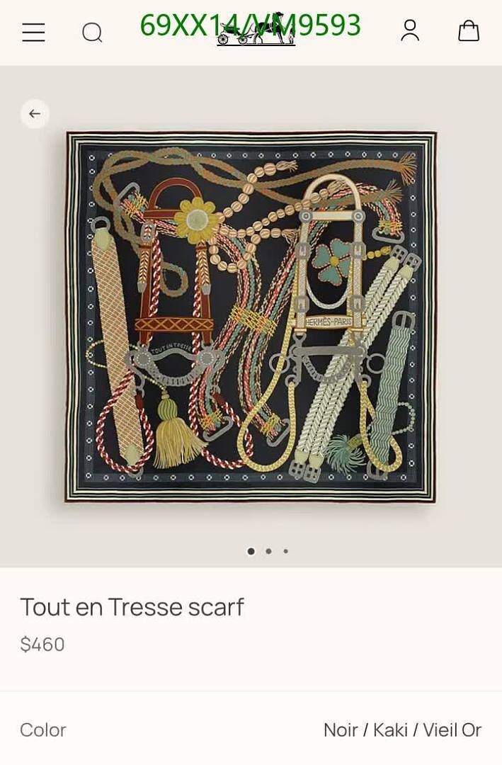 Hermes-Scarf Code: VM9593 $: 69USD