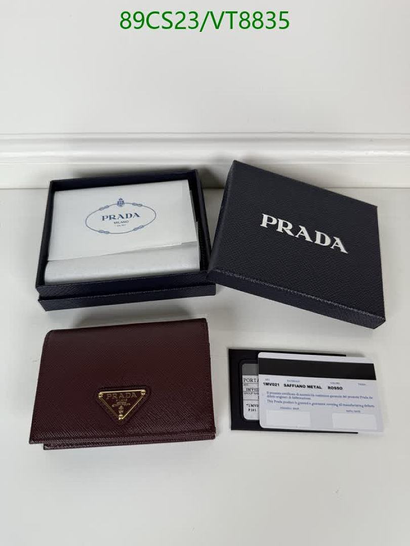 Prada-Wallet Mirror Quality Code: VT8835 $: 89USD