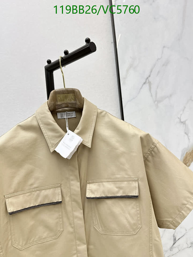 Brunello Cucinelli-Clothing Code: VC5760 $: 119USD