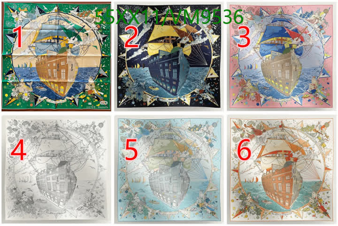 Hermes-Scarf Code: VM9536 $: 55USD