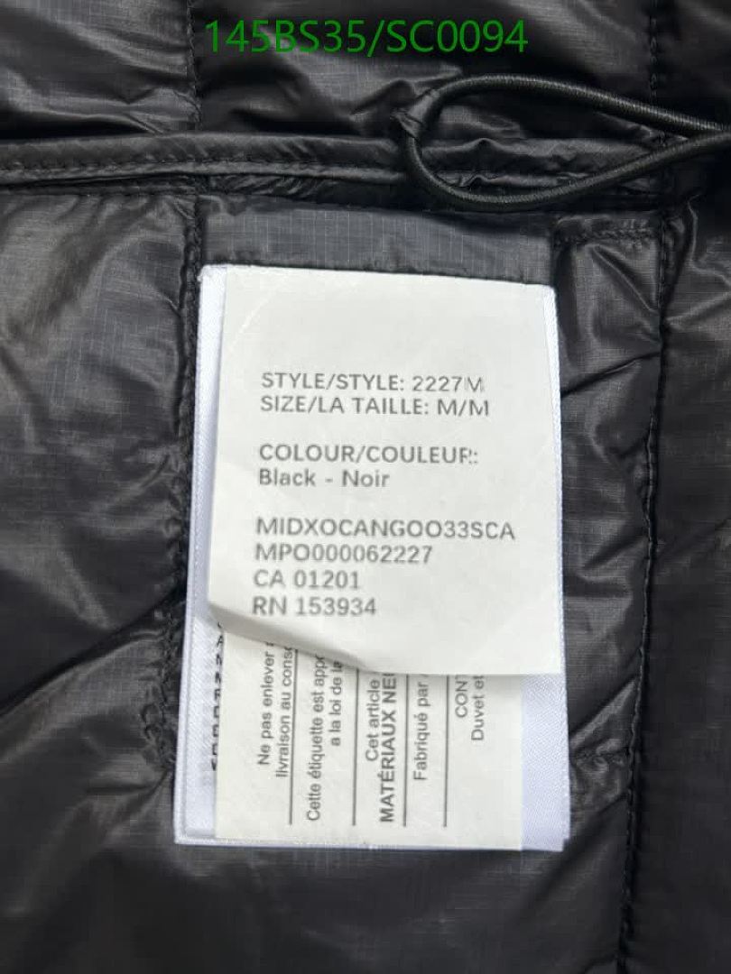 Canada Goose-Down jacket Men Code: SC0094 $: 145USD