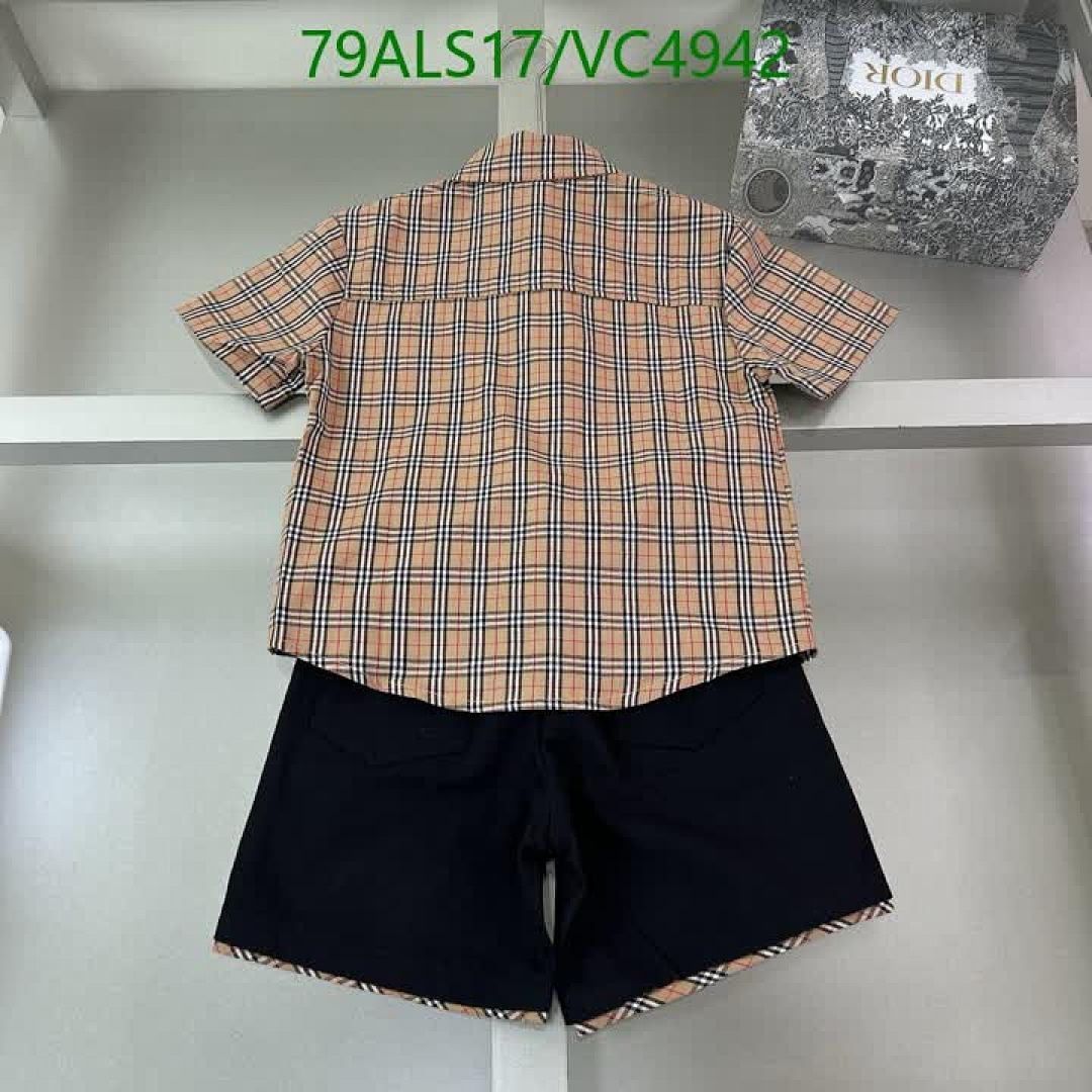 Burberry-Kids Clothing Code: VC4942 $: 79USD