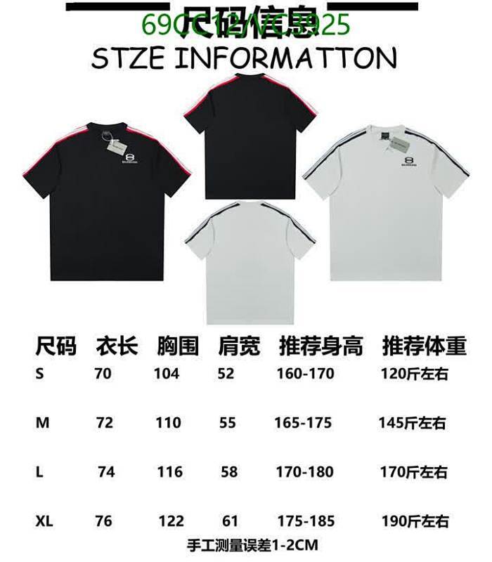 Balenciaga-Clothing Code: VC3925 $: 69USD