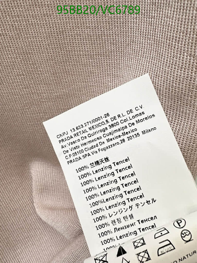 Prada-Clothing Code: VC6789 $: 95USD