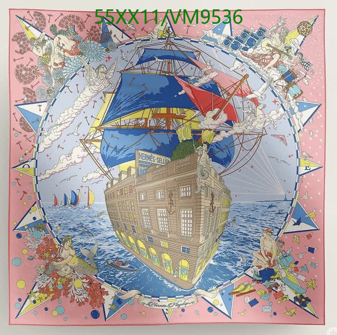 Hermes-Scarf Code: VM9536 $: 55USD