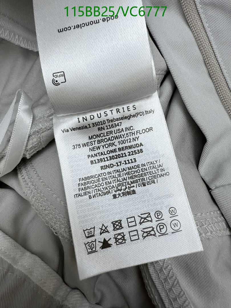 Moncler-Clothing Code: VC6777 $: 115USD