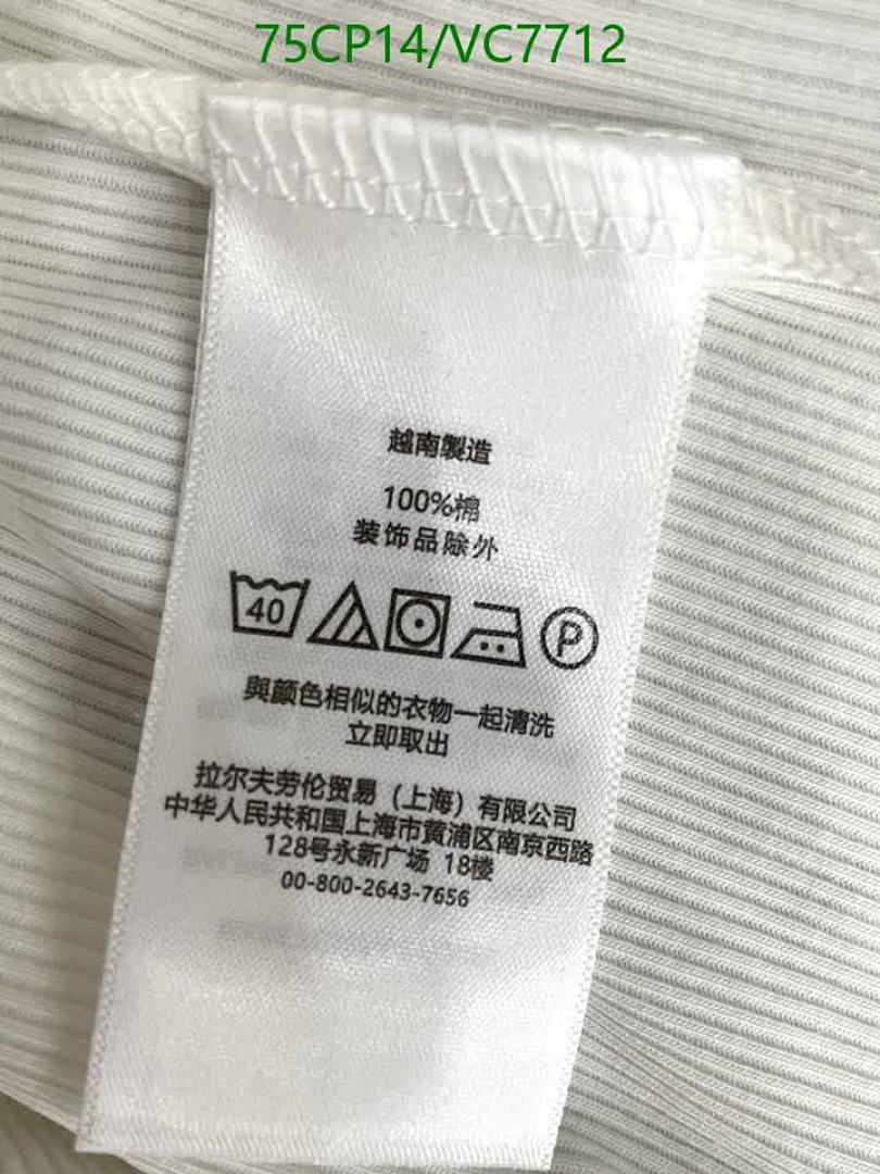 Ralph Lauren-Clothing Code: VC7712 $: 75USD