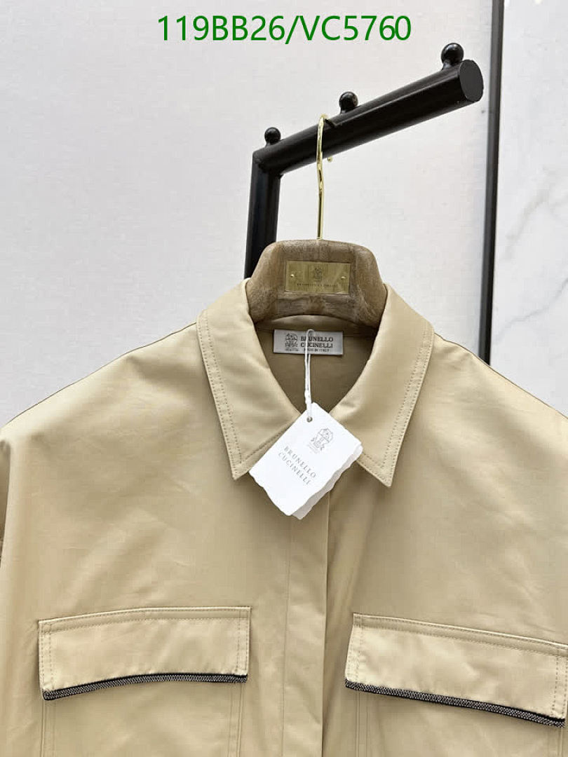 Brunello Cucinelli-Clothing Code: VC5760 $: 119USD