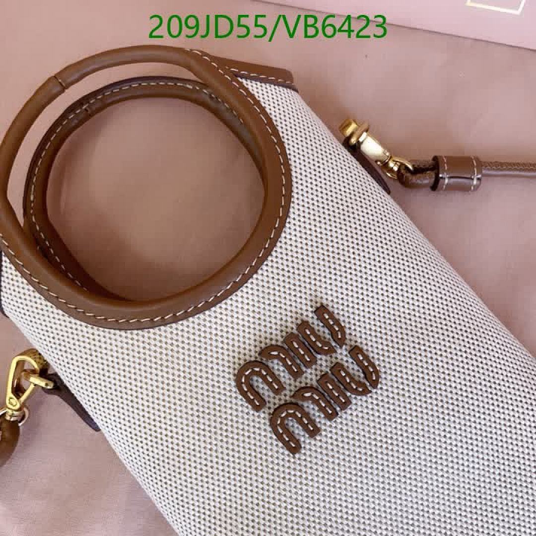 Miu Miu-Bag-Mirror Quality Code: VB6423 $: 209USD