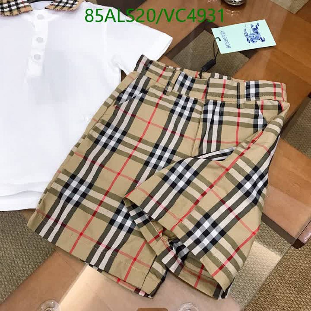 Burberry-Kids Clothing Code: VC4931 $: 85USD