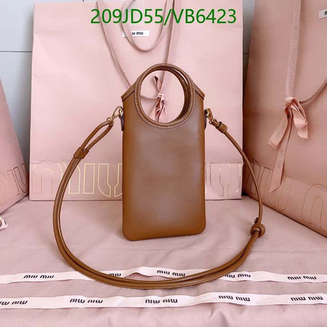 Miu Miu-Bag-Mirror Quality Code: VB6423 $: 209USD