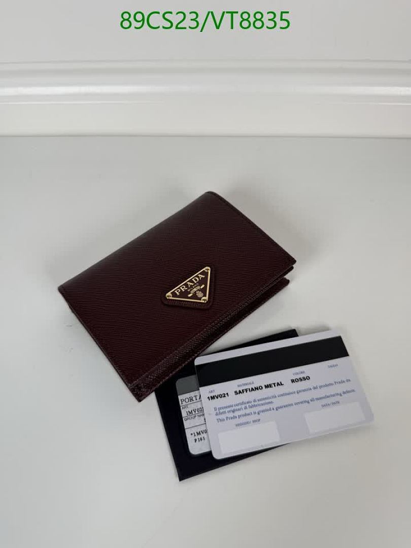 Prada-Wallet Mirror Quality Code: VT8835 $: 89USD