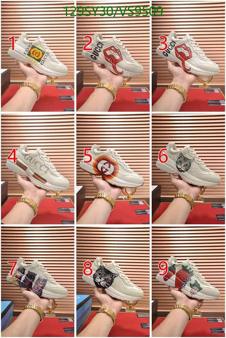 Gucci-Men shoes Code: VS9509 $: 129USD