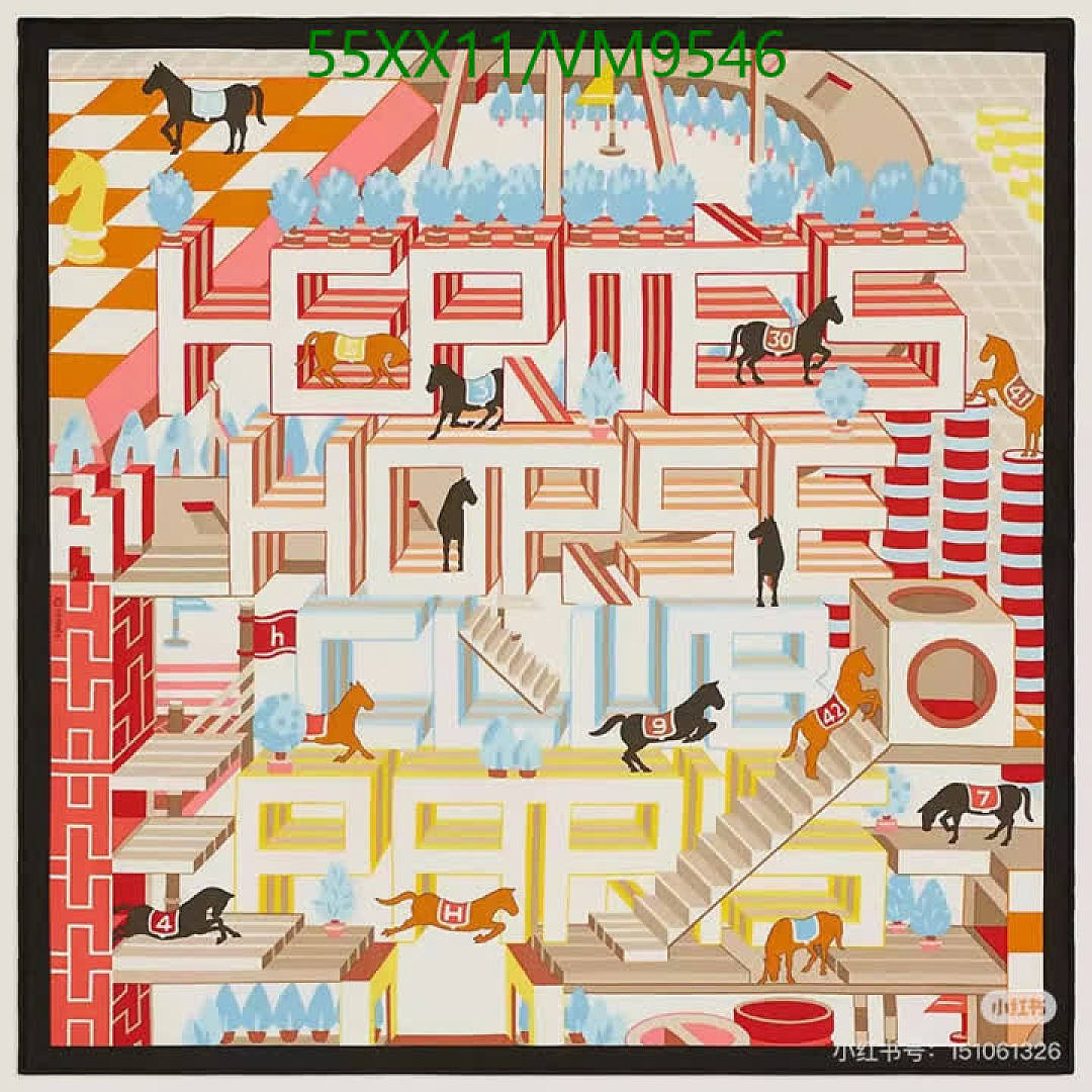 Hermes-Scarf Code: VM9546 $: 55USD