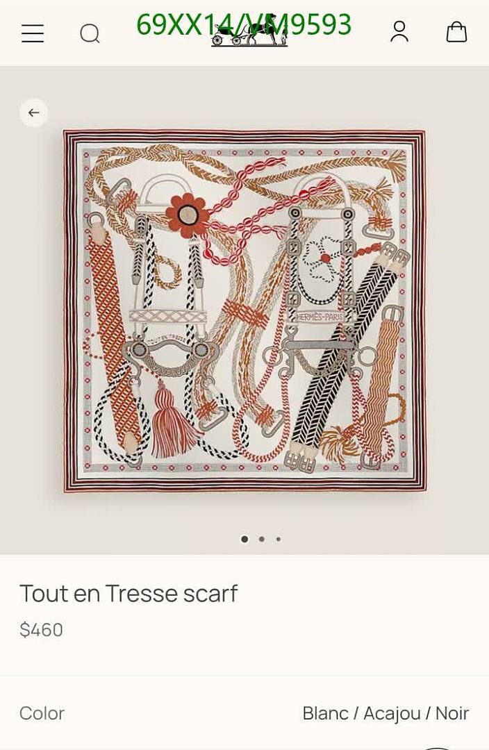 Hermes-Scarf Code: VM9593 $: 69USD
