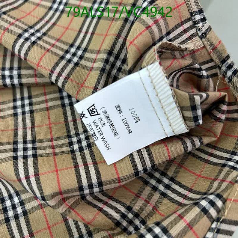 Burberry-Kids Clothing Code: VC4942 $: 79USD