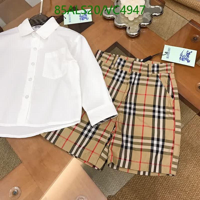 Burberry-Kids Clothing Code: VC4947 $: 85USD