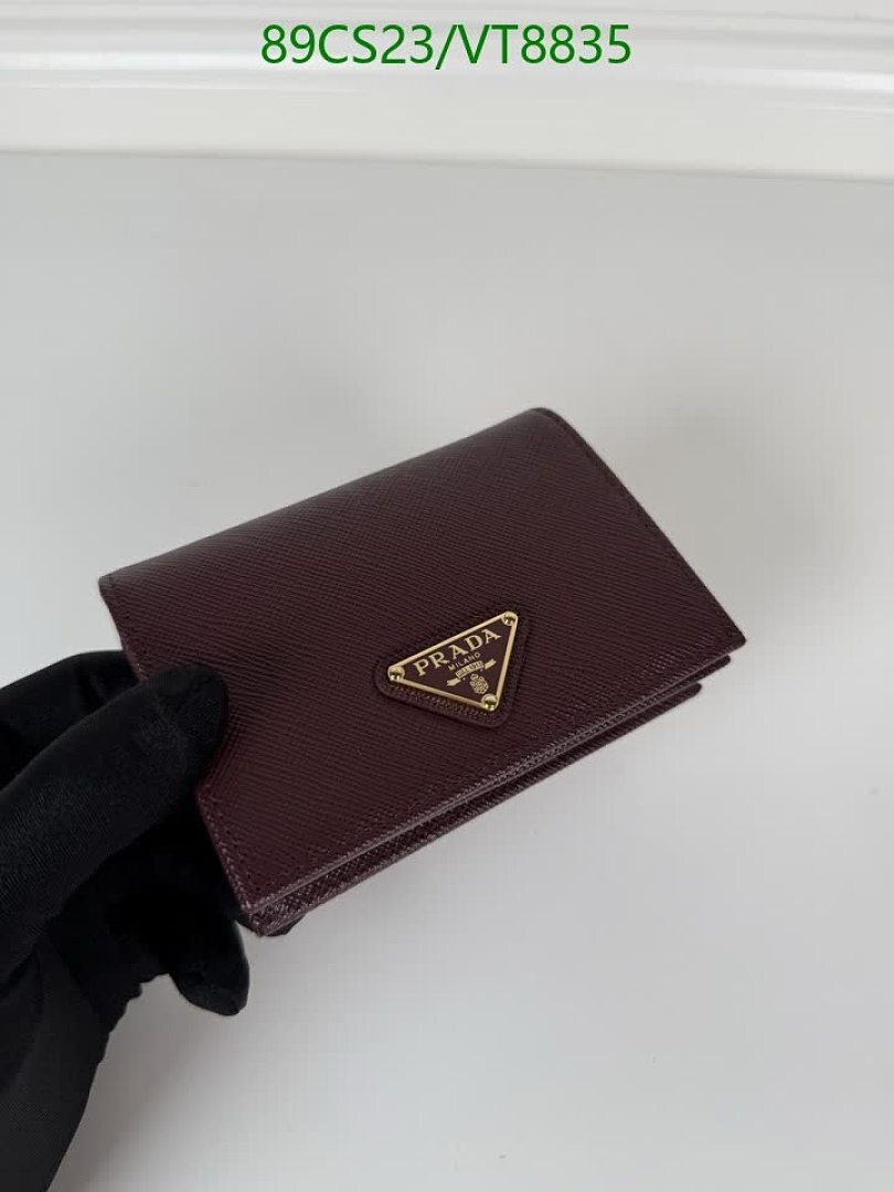 Prada-Wallet Mirror Quality Code: VT8835 $: 89USD