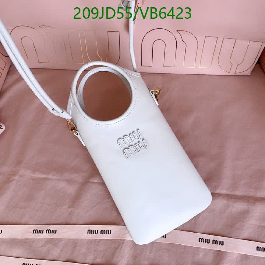 Miu Miu-Bag-Mirror Quality Code: VB6423 $: 209USD