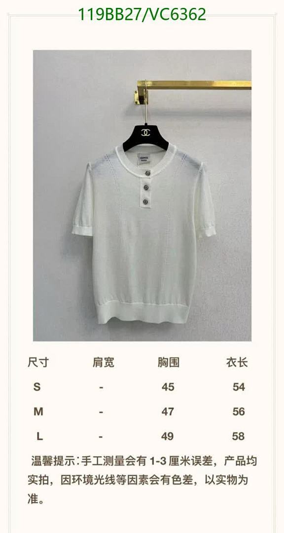Hermes-Clothing Code: VC6362 $: 119USD