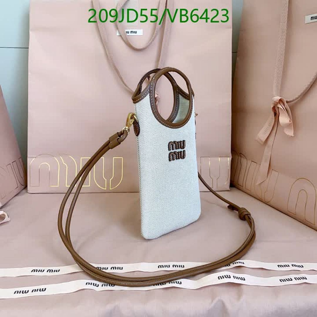 Miu Miu-Bag-Mirror Quality Code: VB6423 $: 209USD