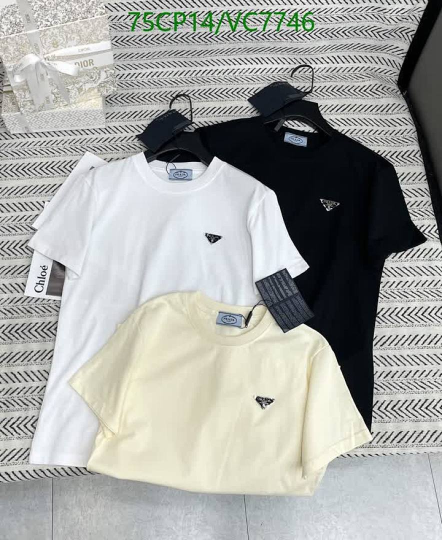 Prada-Clothing Code: VC7746 $: 75USD