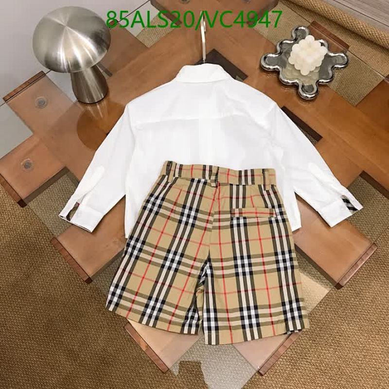 Burberry-Kids Clothing Code: VC4947 $: 85USD
