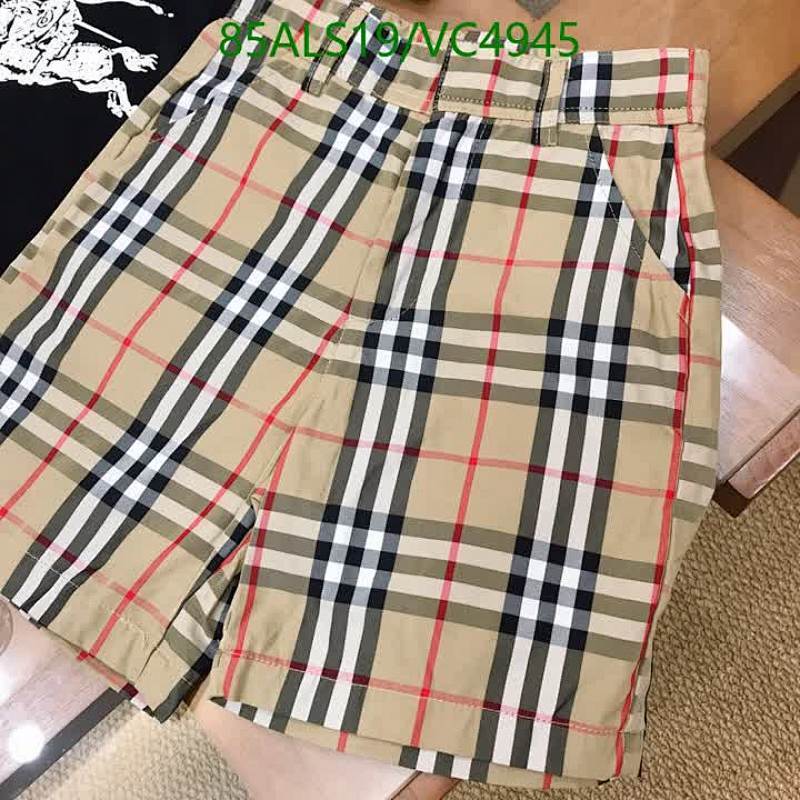 Burberry-Kids Clothing Code: VC4945 $: 85USD