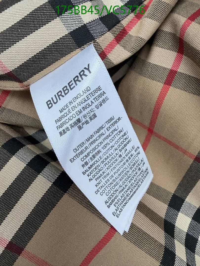 Burberry-Clothing Code: VC5776 $: 175USD