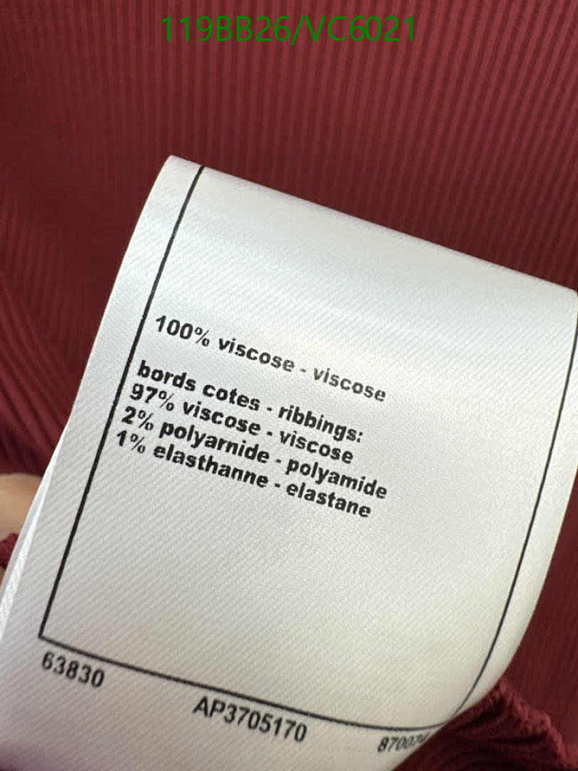 Chanel-Clothing Code: VC6021 $: 119USD