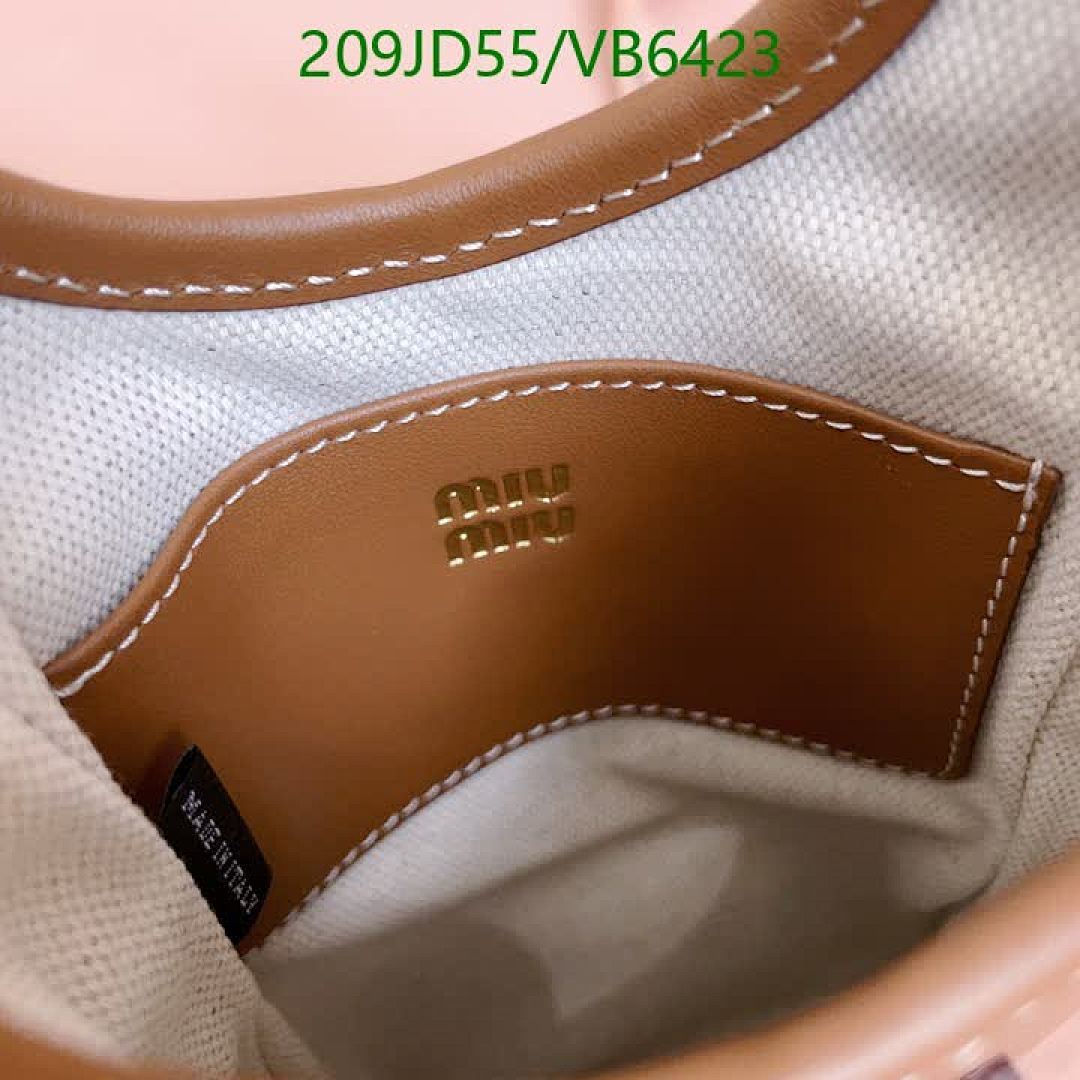 Miu Miu-Bag-Mirror Quality Code: VB6423 $: 209USD