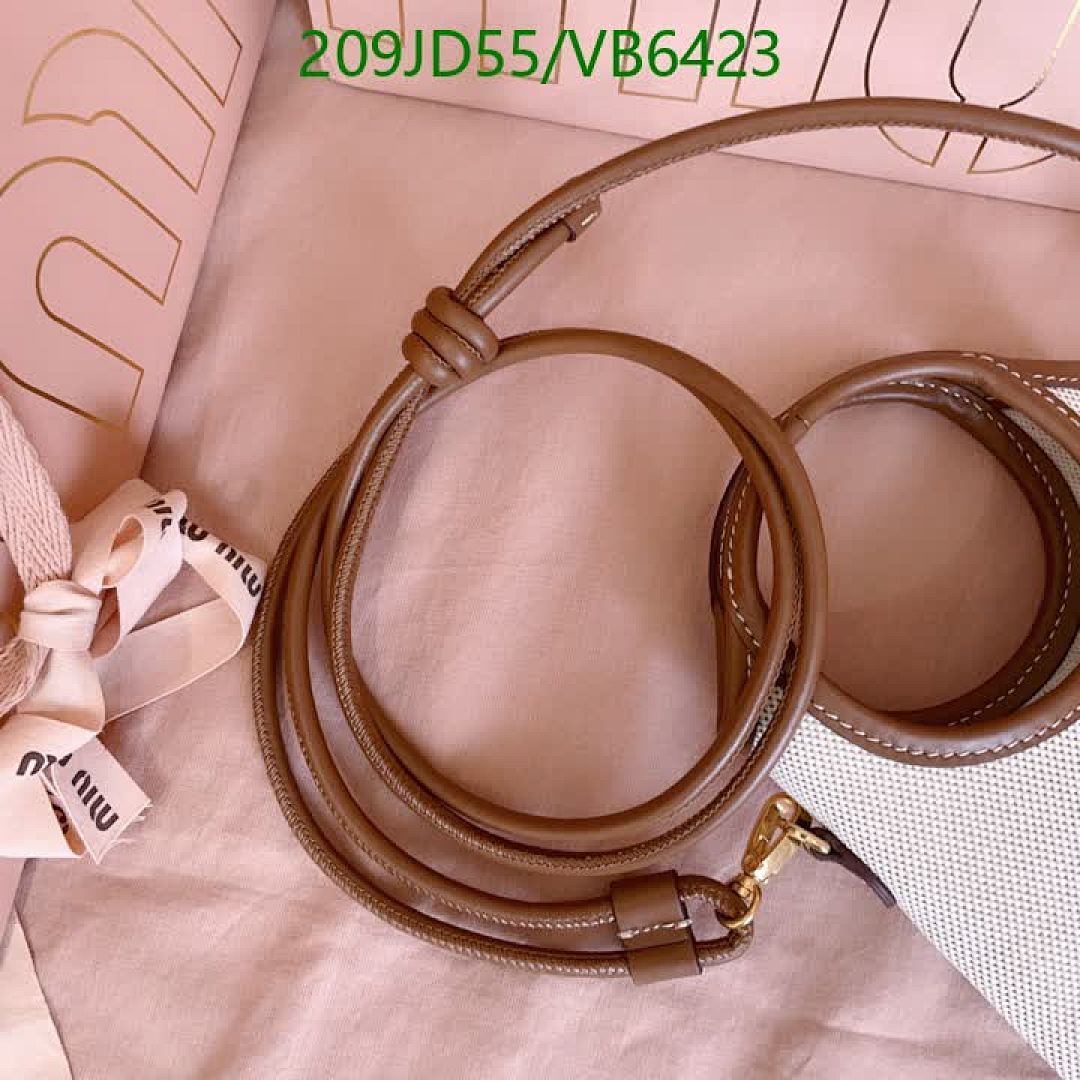 Miu Miu-Bag-Mirror Quality Code: VB6423 $: 209USD