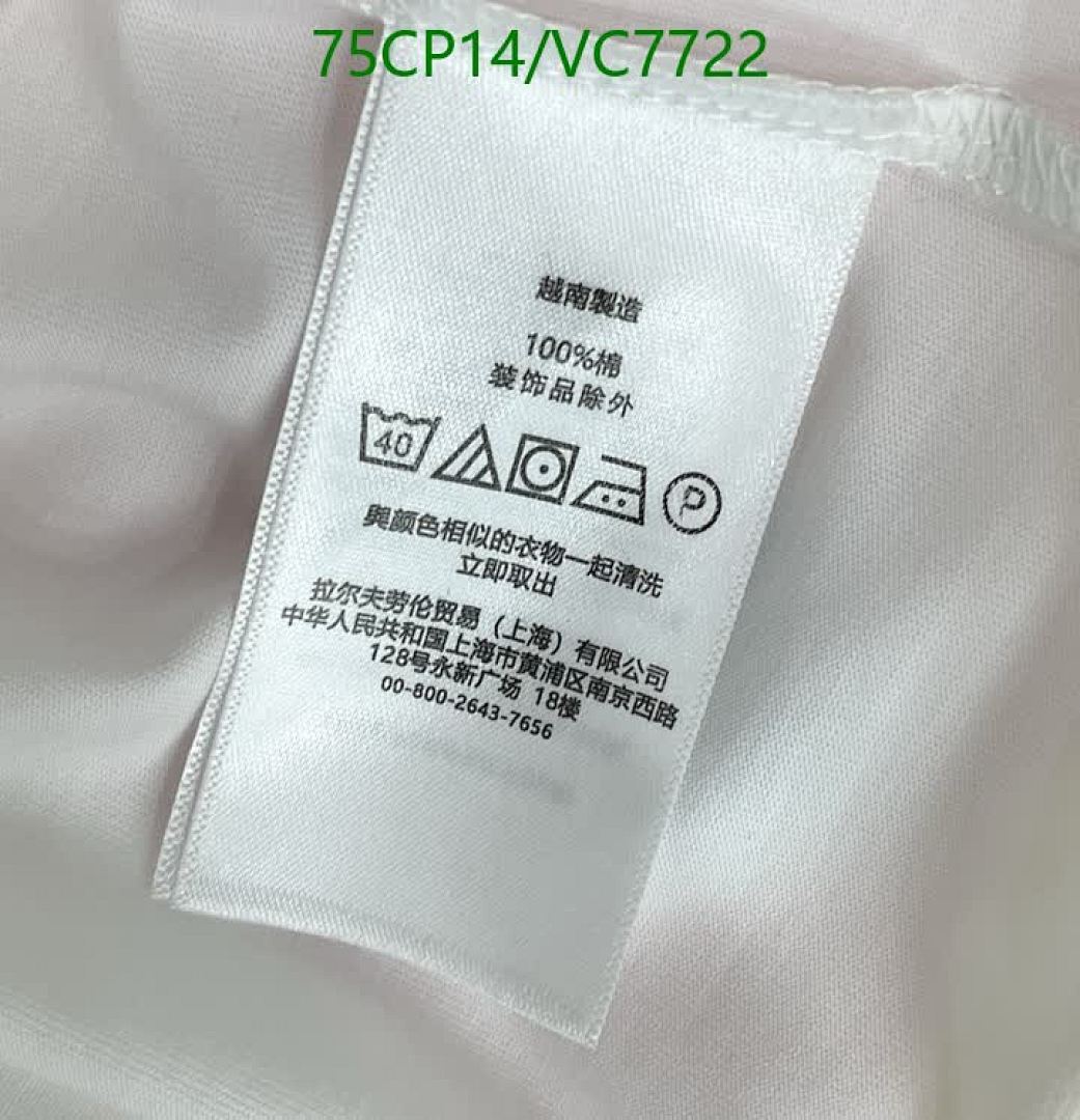 Ralph Lauren-Clothing Code: VC7722 $: 75USD