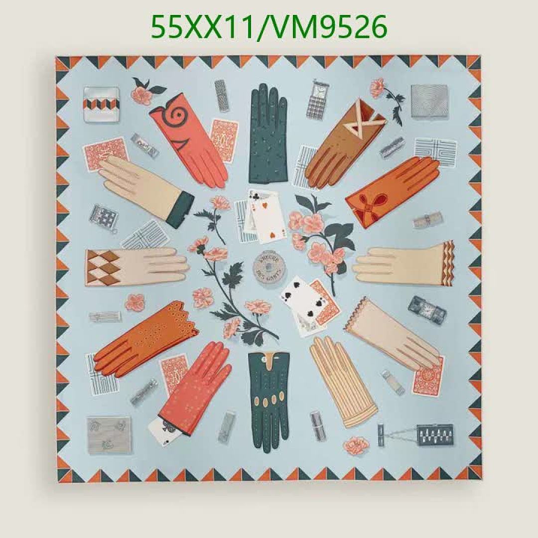 Hermes-Scarf Code: VM9526 $: 55USD