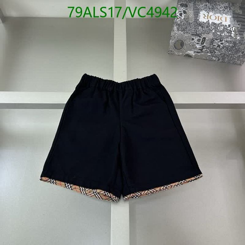 Burberry-Kids Clothing Code: VC4942 $: 79USD