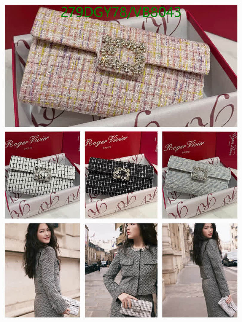 Roger Vivier-Bag-Mirror Quality Code: VB8043 $: 279USD