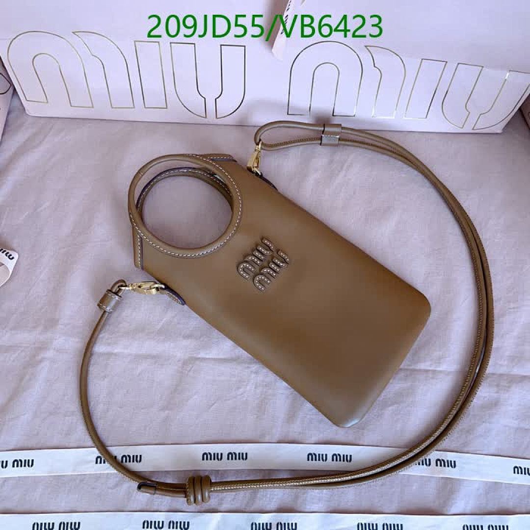 Miu Miu-Bag-Mirror Quality Code: VB6423 $: 209USD