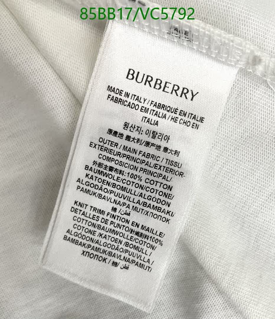 Burberry-Clothing Code: VC5792 $: 85USD