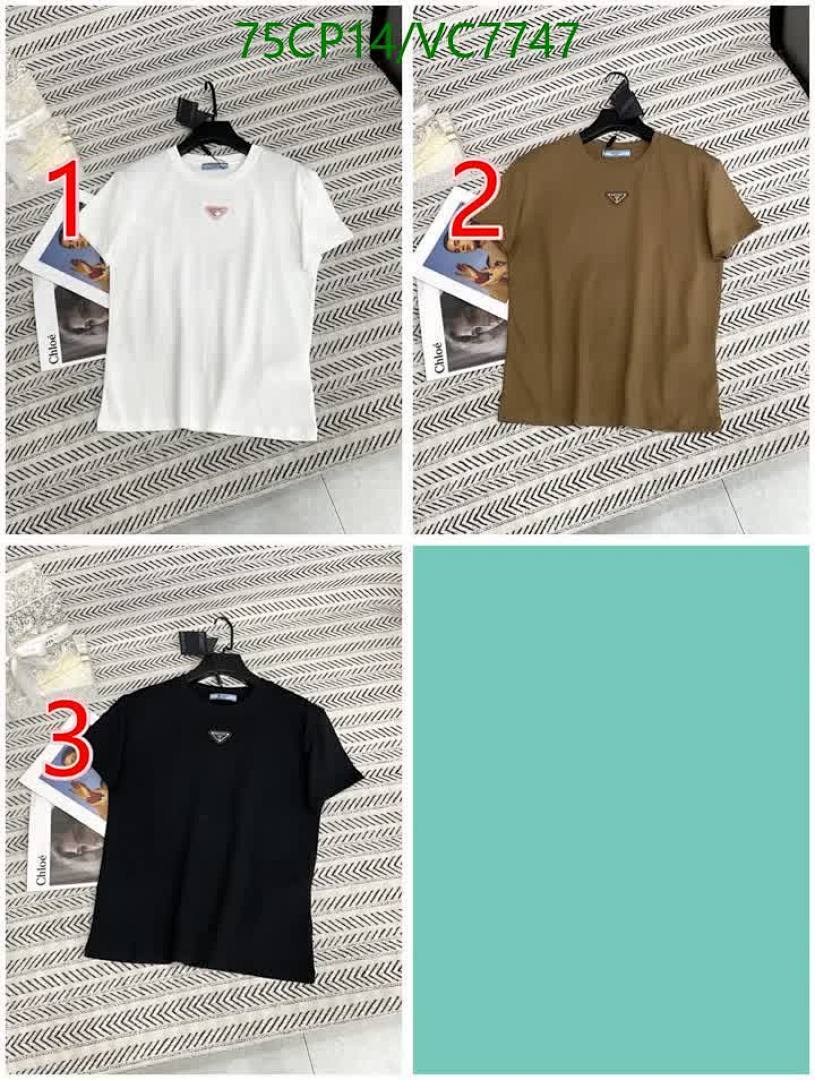 Prada-Clothing Code: VC7747 $: 75USD