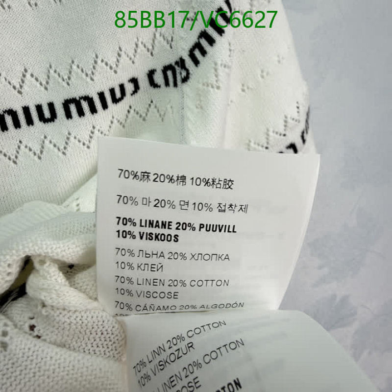 Miu Miu-Clothing Code: VC6627 $: 85USD