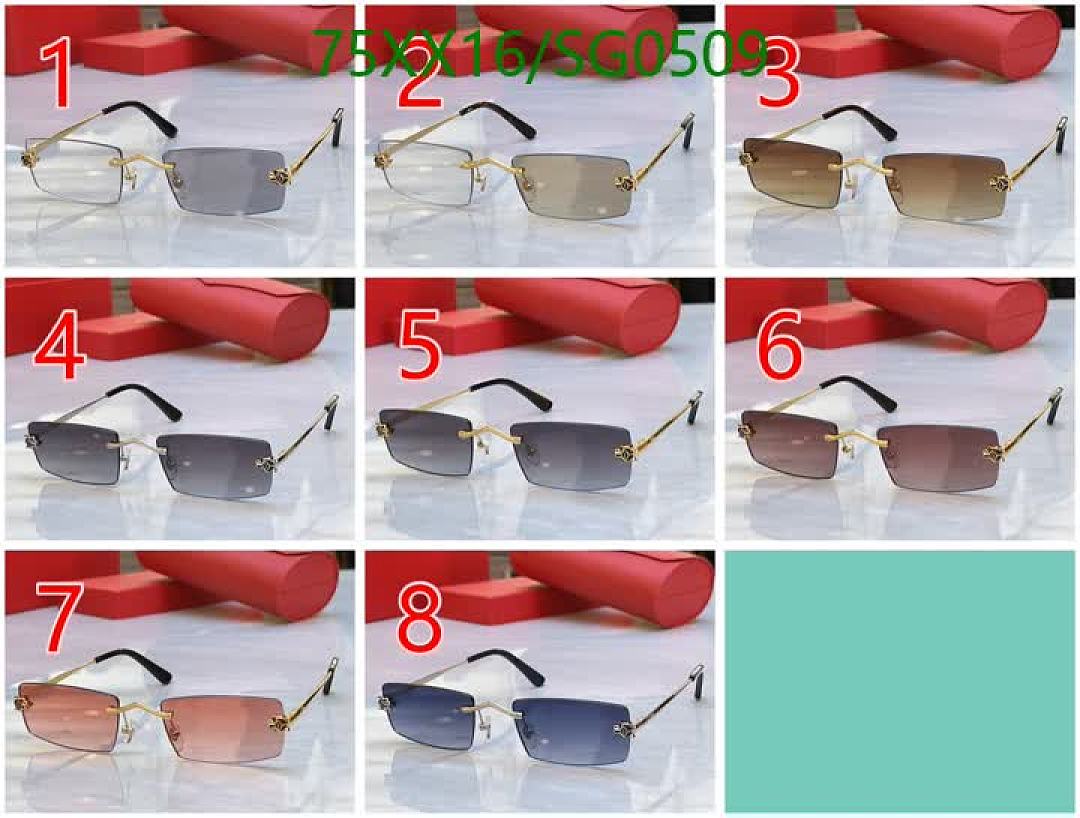 Cartier-Glasses Code: SG0509 $: 75USD