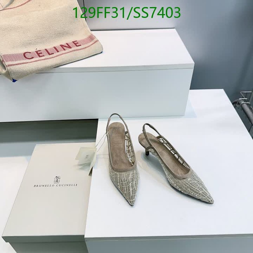 Brunello Cucinelli-Women Shoes Code: SS7403 $: 129USD
