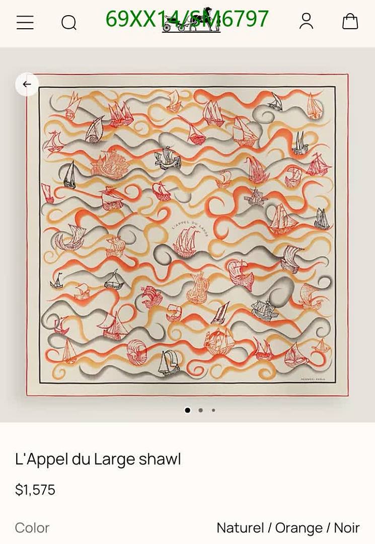 Hermes-Scarf Code: SM6797 $: 69USD