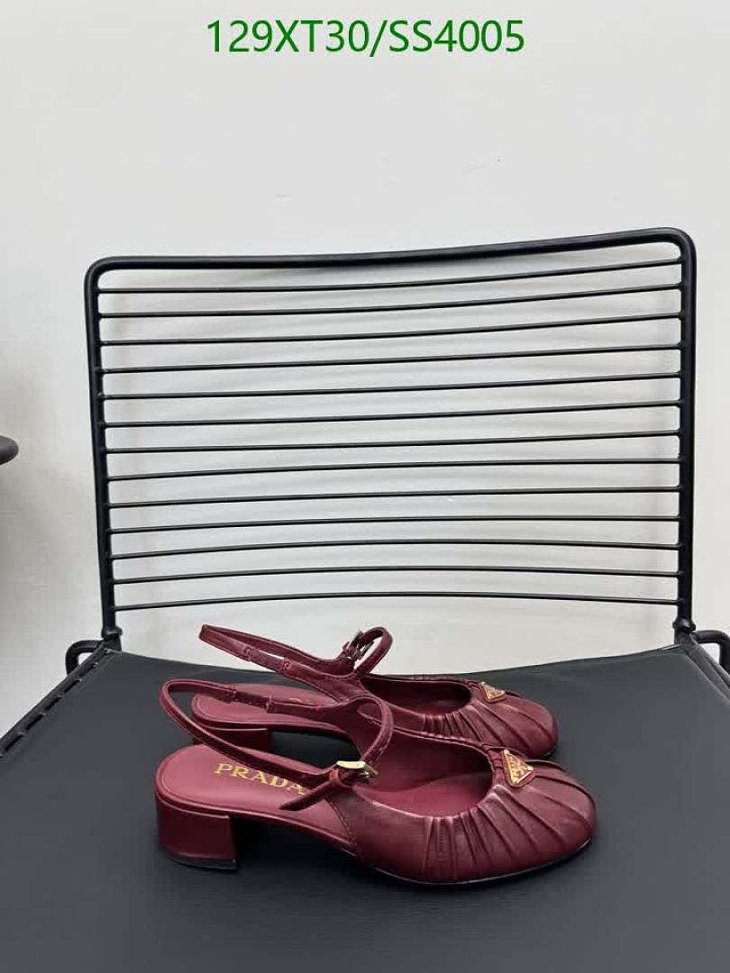 Prada-Women Shoes Code: SS4005 $: 129USD
