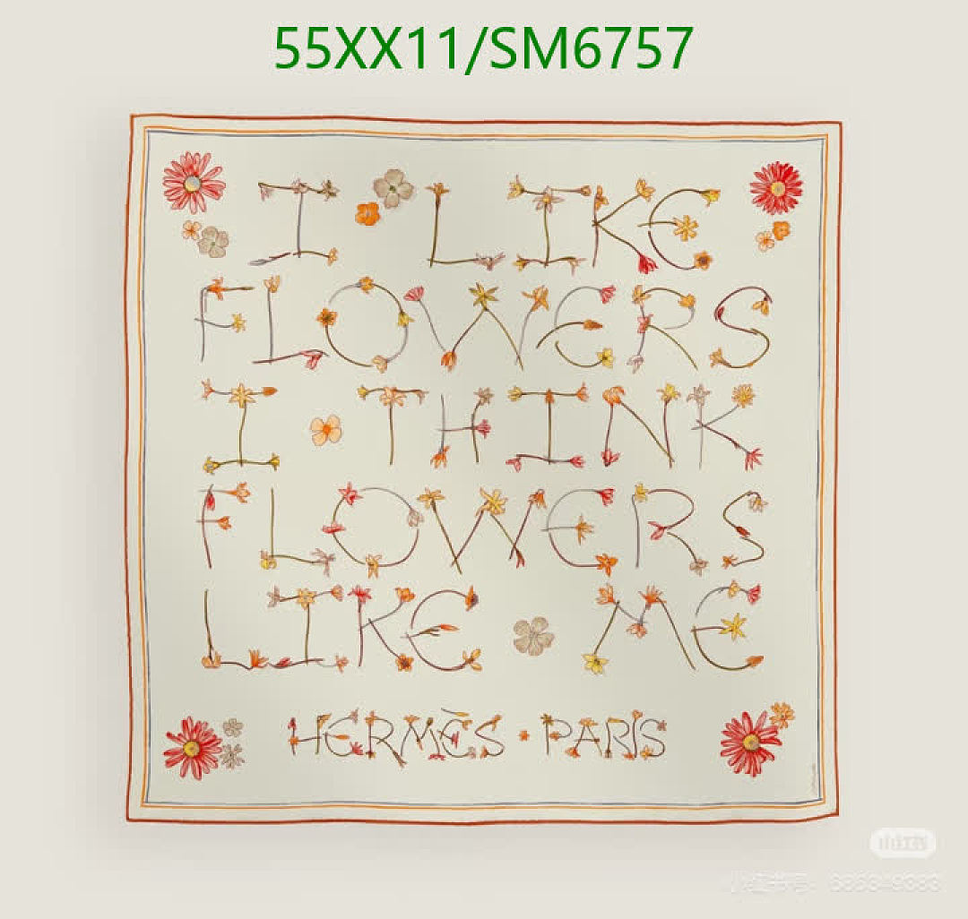 Hermes-Scarf Code: SM6757 $: 55USD