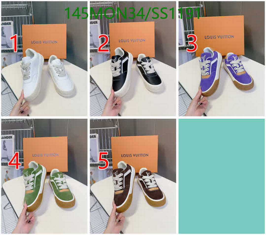 LV-Men shoes Code: SS1191 $: 145USD
