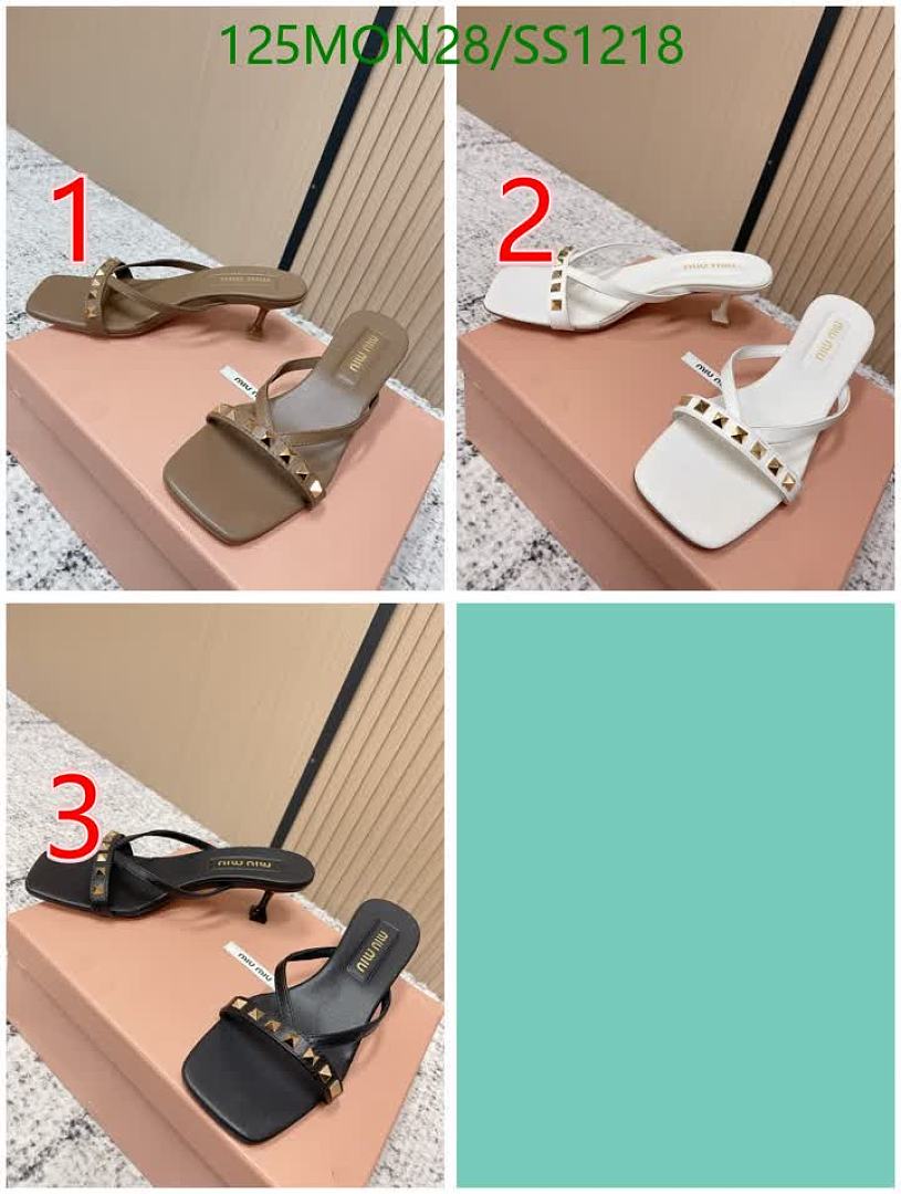 Miu Miu-Women Shoes Code: SS1218 $: 125USD