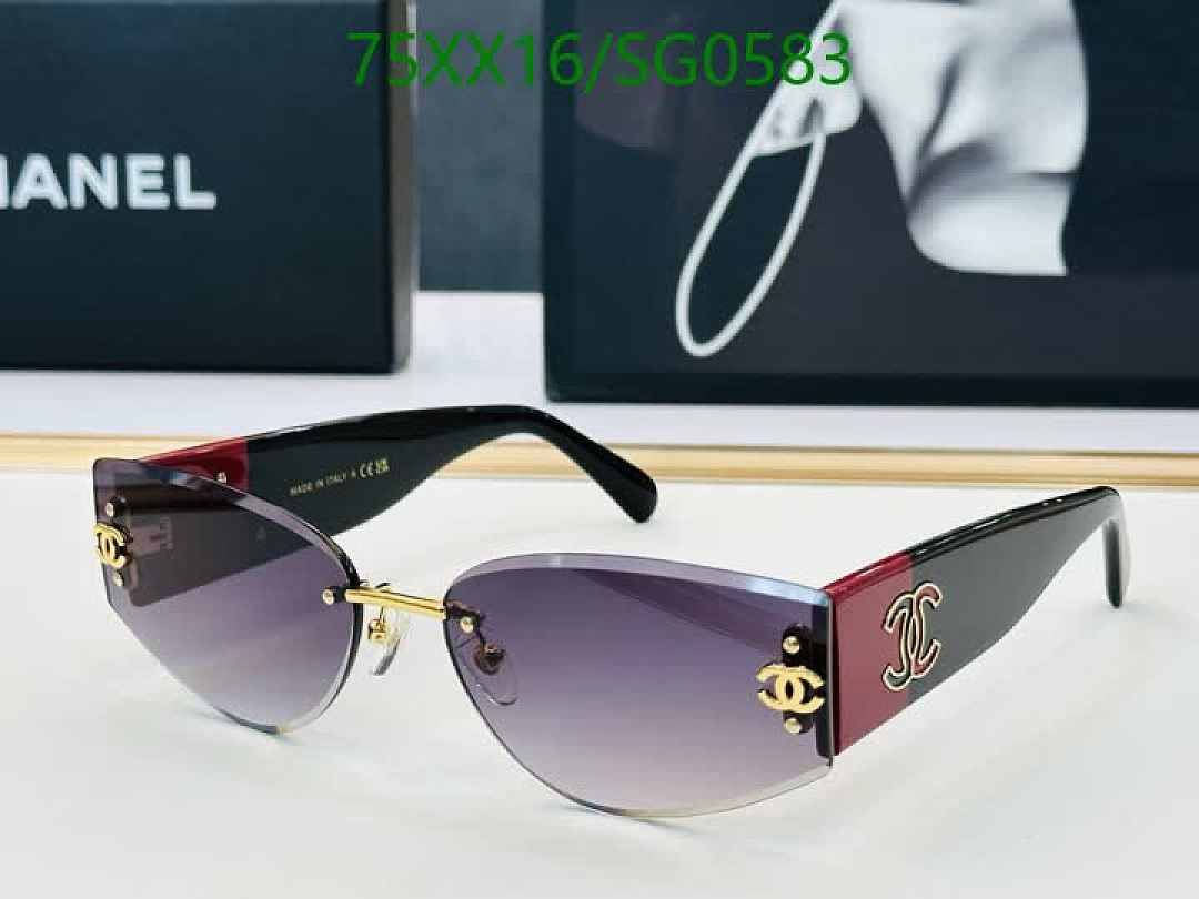 Chanel-Glasses Code: SG0583 $: 75USD