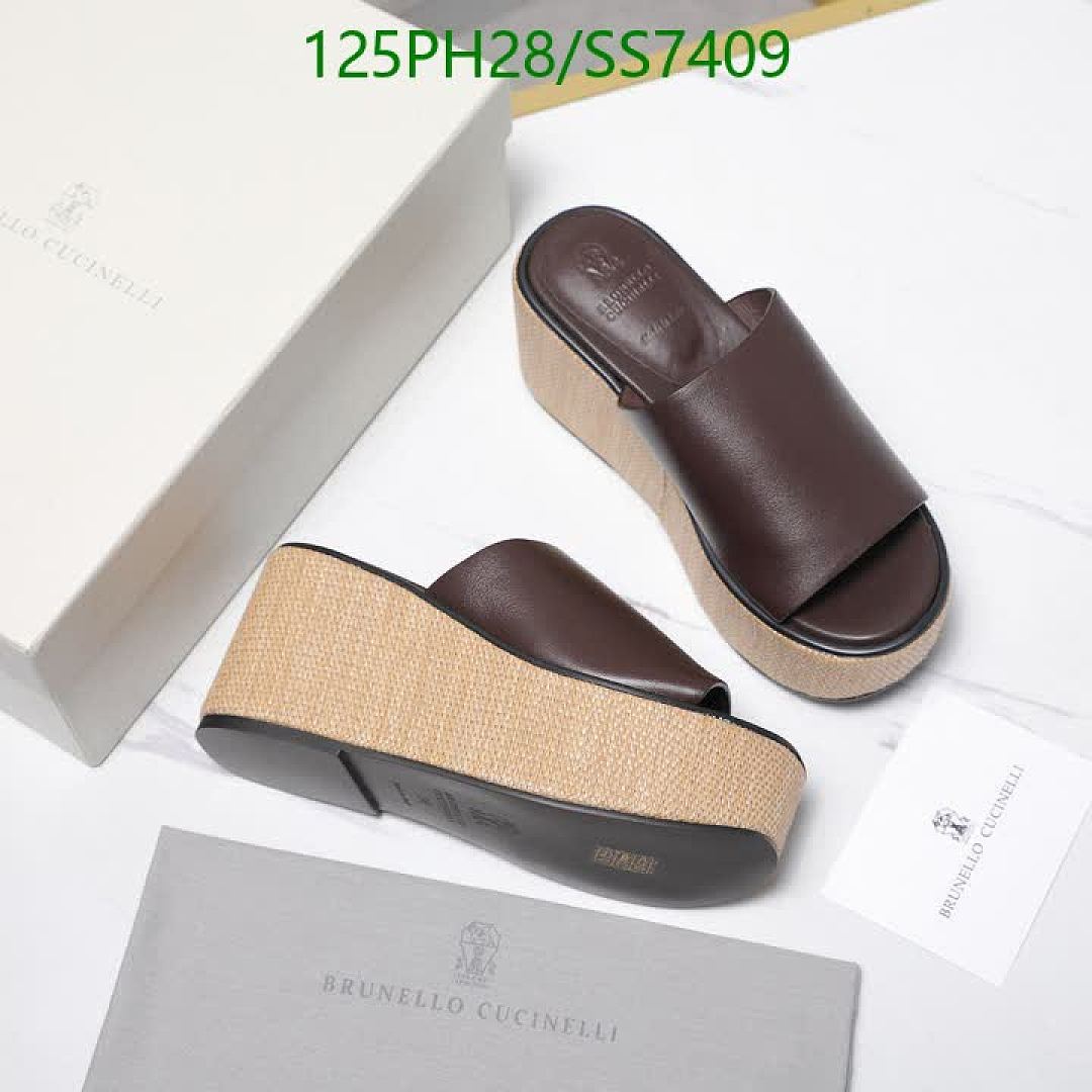 Brunello Cucinelli-Women Shoes Code: SS7409 $: 125USD